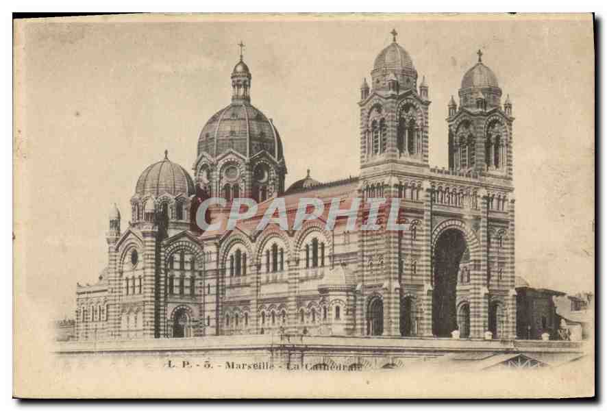 CPA Marseille La Cathedrale