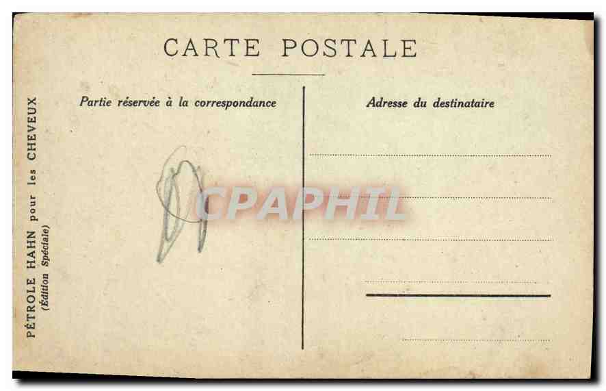CPA Marseille Notre Dame de la Garde — Rückseite