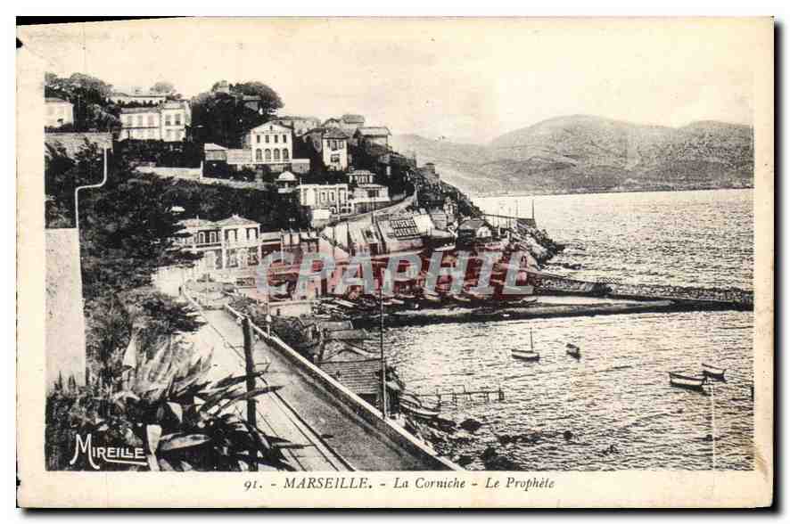 CPA Marseille La Corniche Le Prophete
