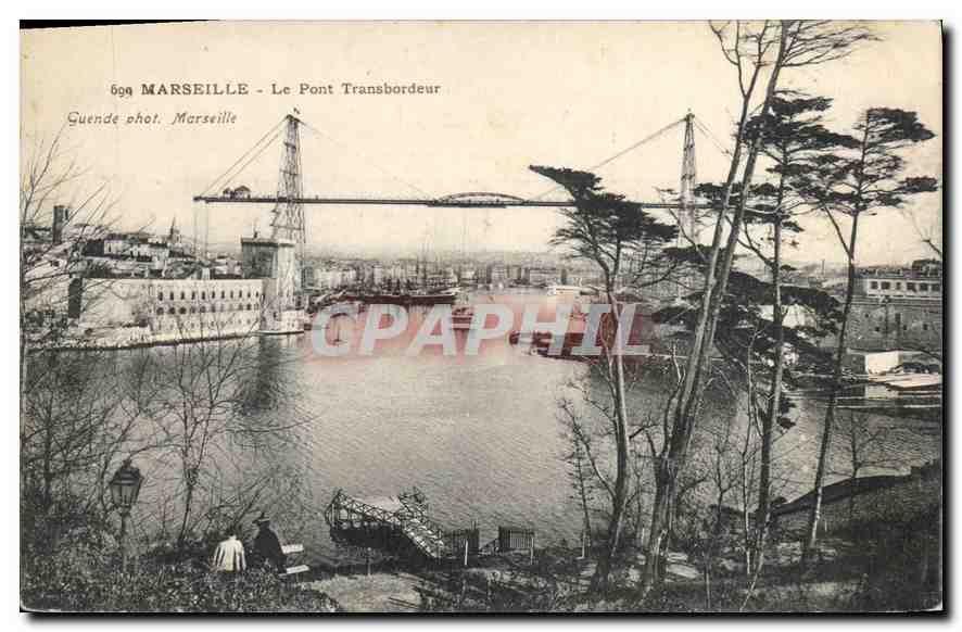 CPA Marseille Le Pont Transbordeur