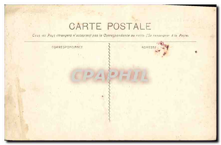 CPA Marseille Le Pont Transbordeur — Verso