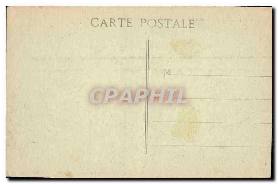 CPA Marseille Cours du Chapitre et l'Eglise des Reformes — Verso