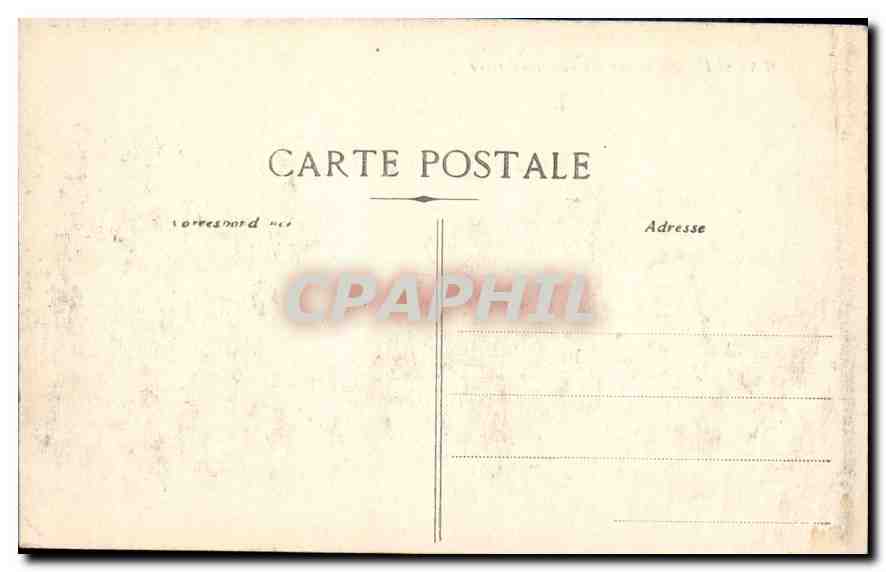 CPA Marseille Place Estrangin Pastre — Verso