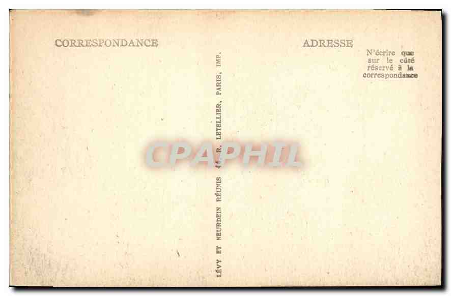 CPA Marseille Le Chateau d'If — Verso