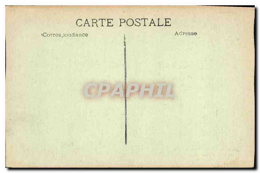 CPA Marseille Le Chateau d'If — Verso