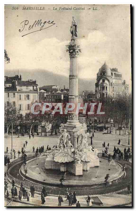 CPA Marseille La Fontaine Cantini