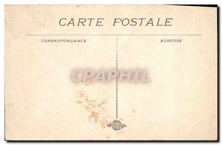 CPA Marseille La Bourse — Verso