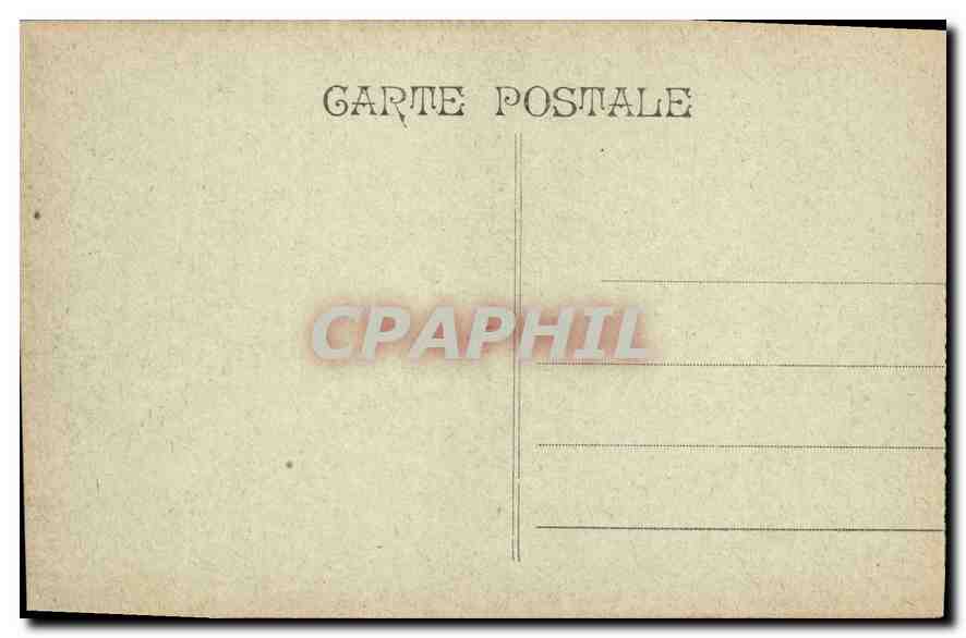 CPA Marseille Chateau D'If — Verso