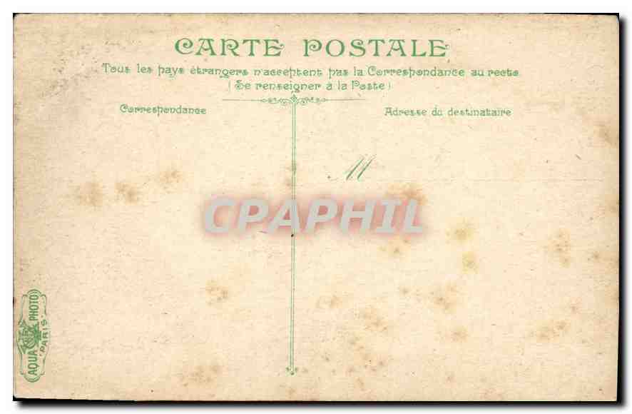 CPA Marseille Le Quai du Port Bateaux — Rückseite