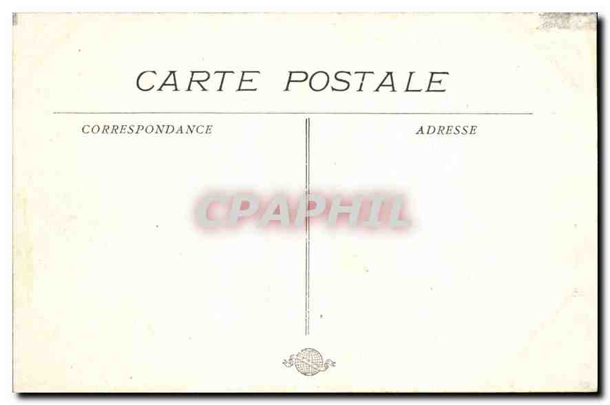 CPA Marseille Parc Borely Le Chateau — Rückseite