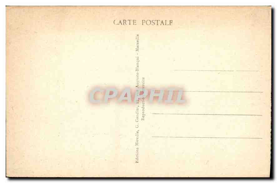 CPA Marseille Notre Dame de la Garde — Rückseite