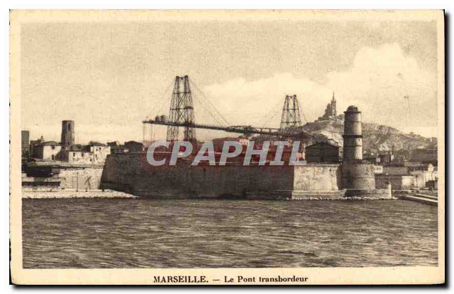 CPA Marseille Le Pont transbordeur