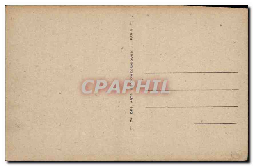 CPA Marseille La Canebiere  Tramway — Verso