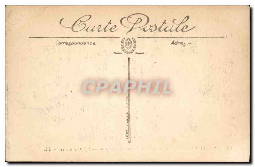 CPA Marseille La fetee Effet de Vagues  — Rückseite