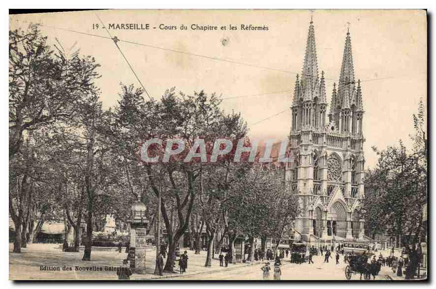 CPA Marseille Cours du Chapitre et les Reformes 