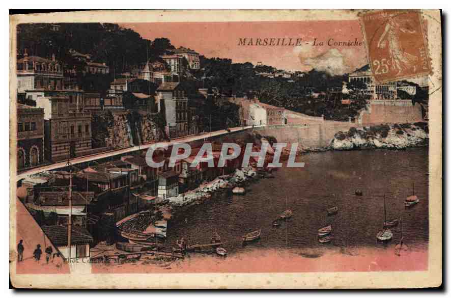 CPA Marseille La Corniche 