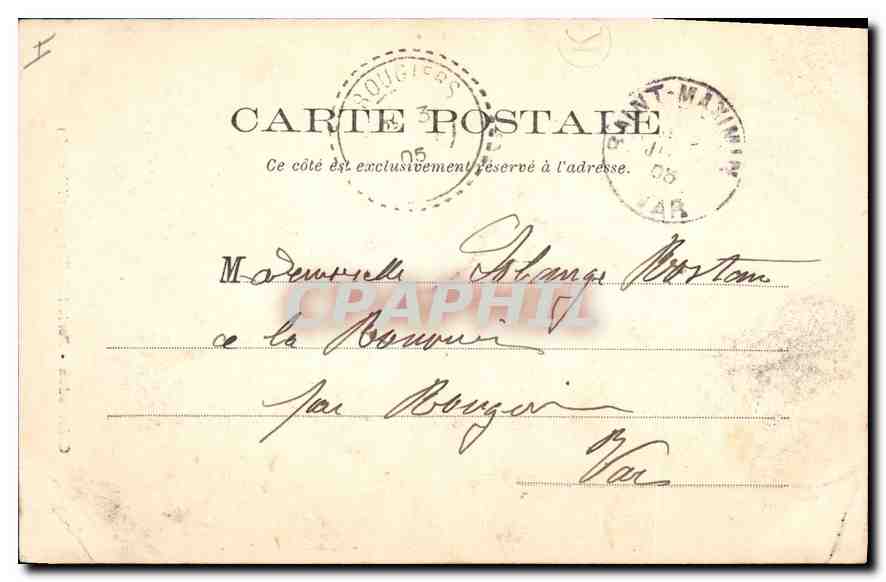 CPA Chateaudun Portail du Champde XV siecle  — Rückseite
