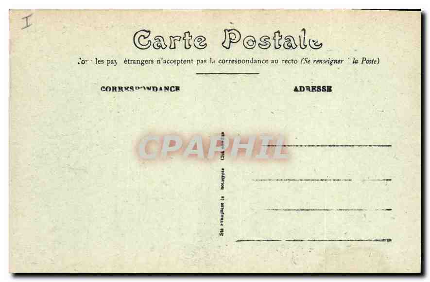 Châteaudun — Le Château vu des bords du Loir — Éditeur non identifié, n° 14 — Rückseite