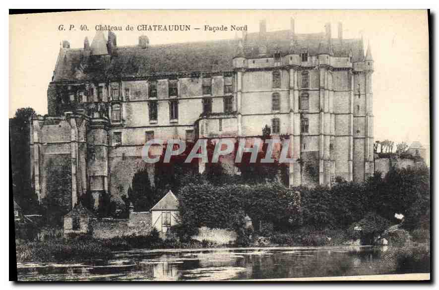 Château de Châteaudun — Façade Nord — G.P. 40