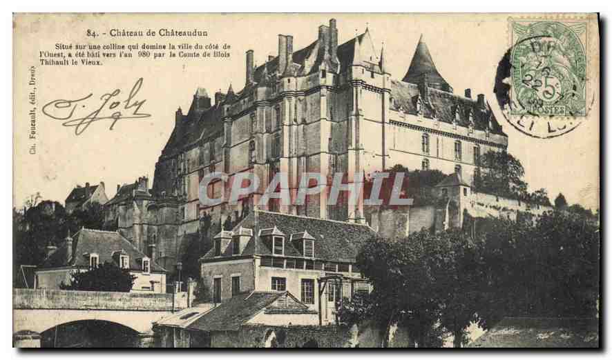 Schloss Châteaudun — Verlag Ch. Foucault, Nr. 84