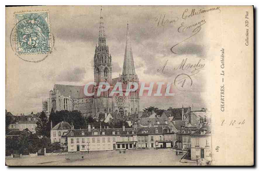 CPA Chartres La Cathedrale 