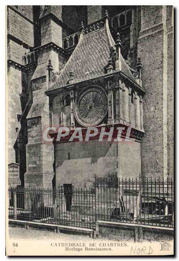 Chartreser Kathedrale — Renaissance-Uhr — JND Hol. n°94