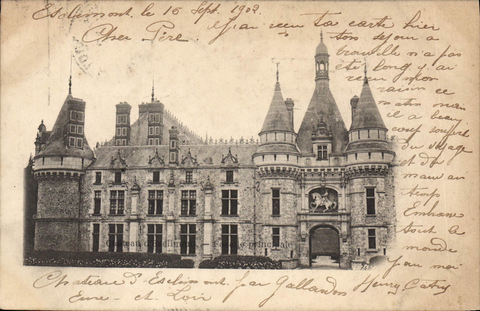CPA Château d'Esclimont