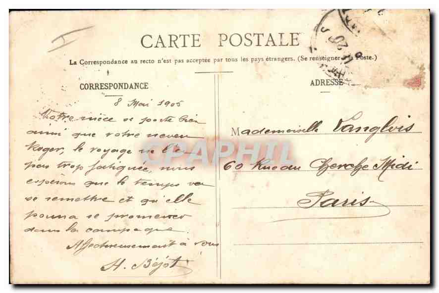 CPA Chartres Porte Guillaume XIV siecle  — Rückseite