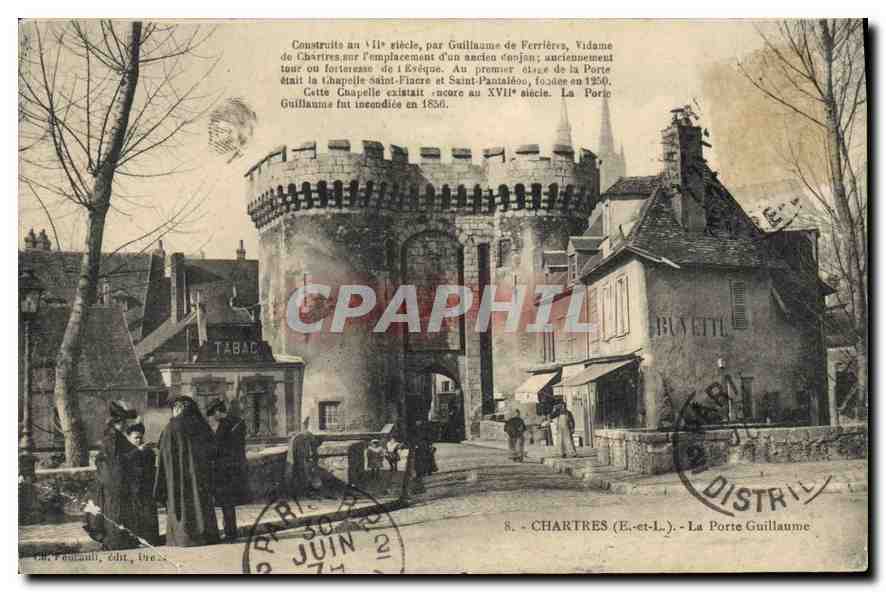 CPA Chartres E et L La Porte Guillaume 