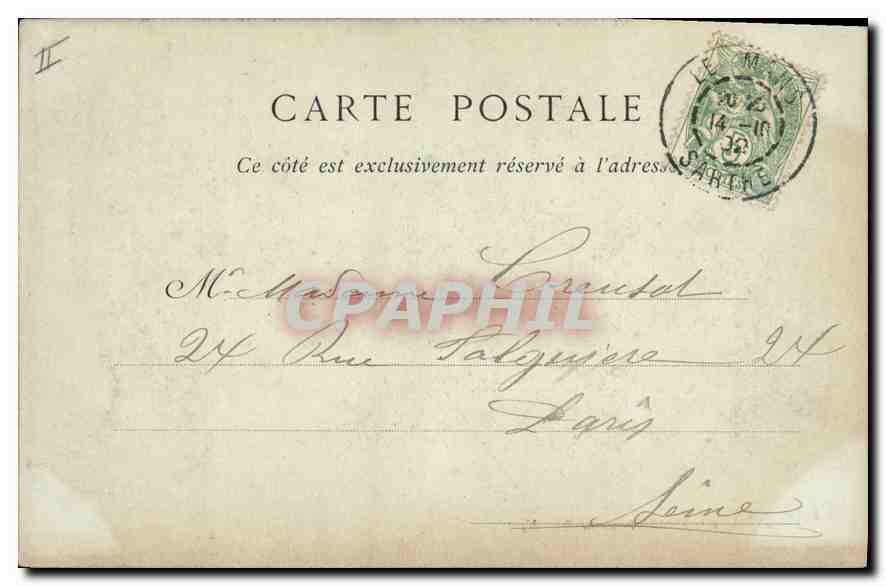 CPA Chartres Le Pont Neuf  — Rückseite