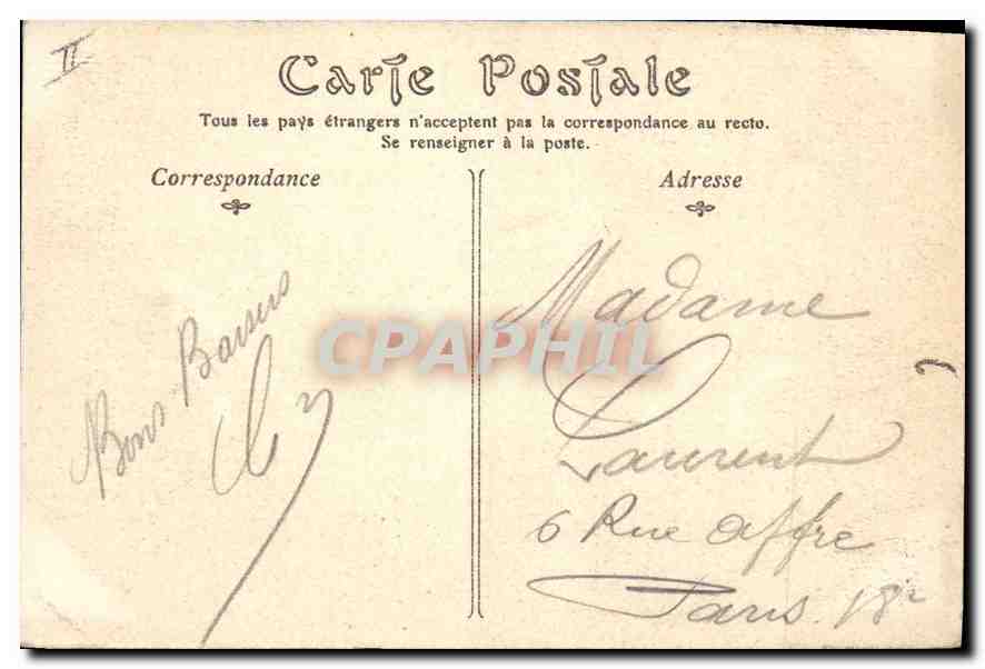 CPA Chartres La Porte Guillaume  — Verso
