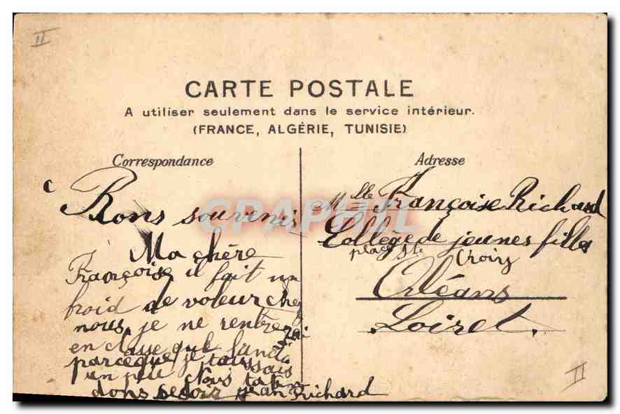 CPA Chartres l'Eure Le Pont Taillard  — Rückseite