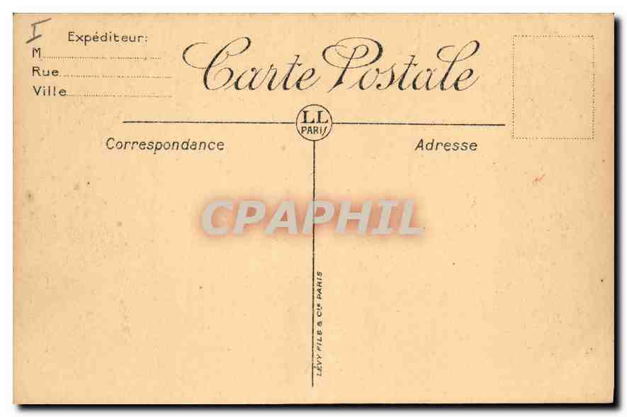 CPA Chartres Caserne du 26 d'Artillerie Quartier Rapp Militaria — Rückseite