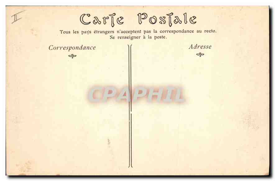 CPA Chartres Eglise Saint Andre cote nord  — Rückseite
