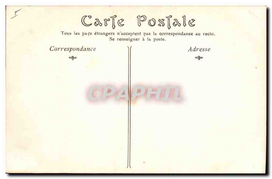 CPA Chartres Portail sud de la Cathedrale  — Rückseite