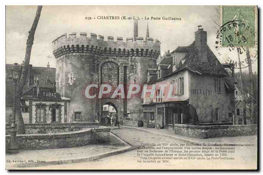 CPA Chartres E et L La Porte Guillaume 