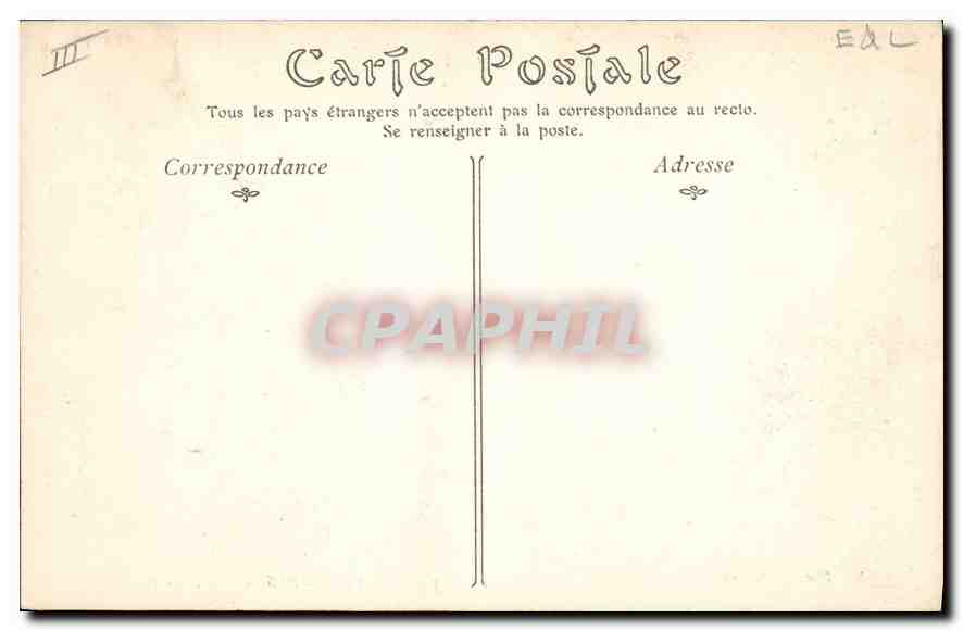 CPA Chartres  — Verso