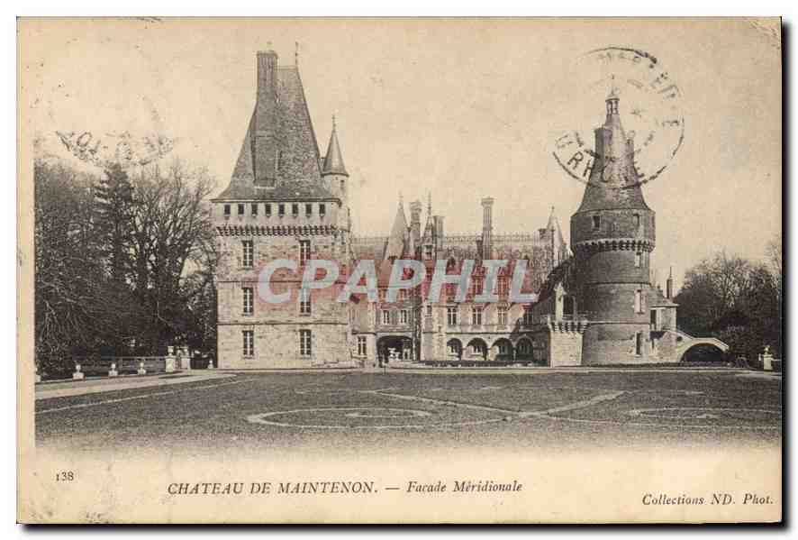 CPA Chateau de Maintenon Facade Meridionale 