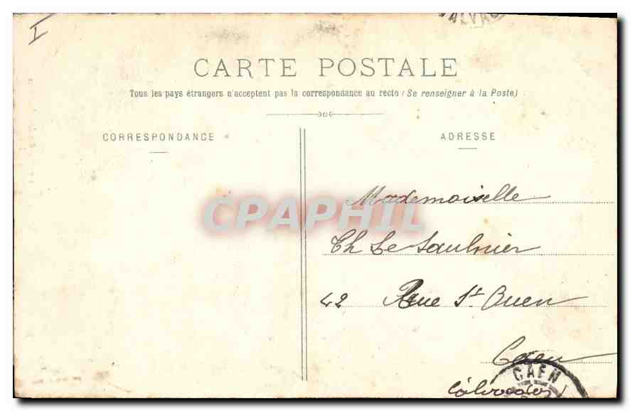 Vieille Tour faisant partie des fortifications de l'Ancien Château (XIe siècle) — CPAPHIL — Rückseite