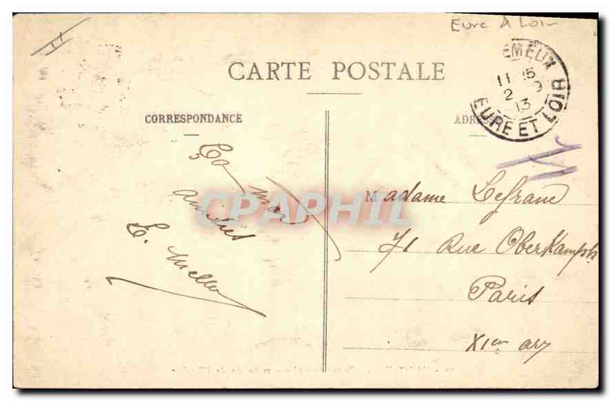 Maintenon - Portail du Château et Entrée de l'Escalier — Ch. Fourault, Dreux, n°59 — Reverso