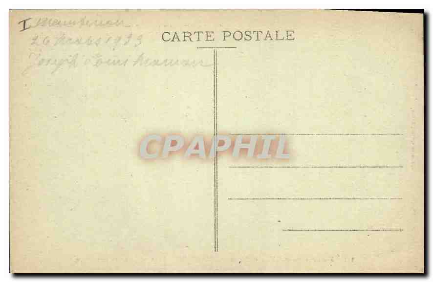CPA Eure et Loir Historique Maintenon Aqueduc Vue en perspective  — Rückseite