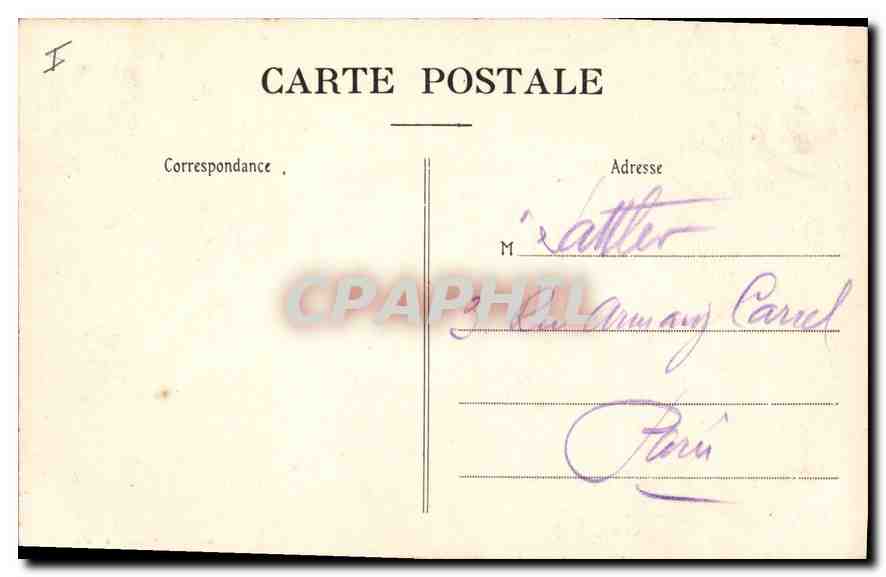 Château de Maintenon — Vue prise du Parc — Mme Rousseau, édit., à Maintenon — Reverso
