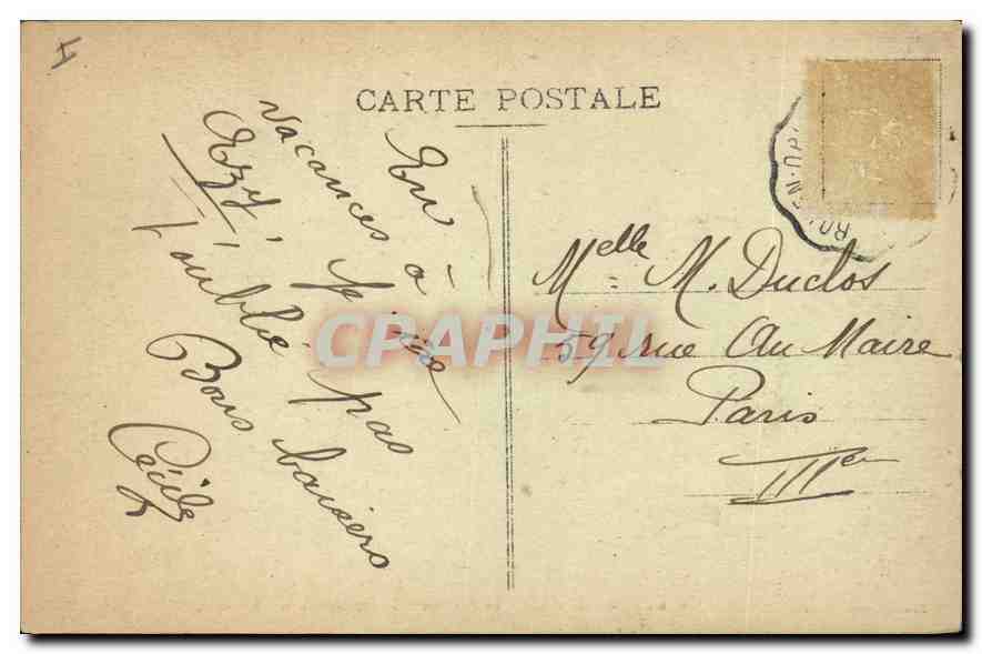 CPA Chateau d'Anet E et L La Roseraie et le Pavillon de la Venerie  — Rückseite