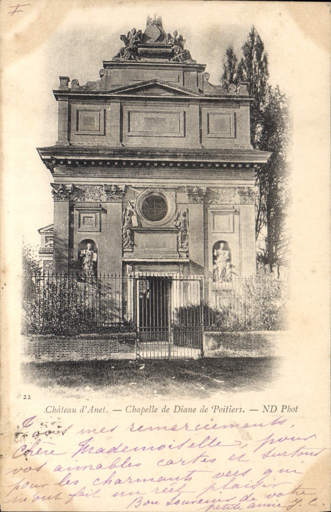 Château d'Anet — Chapelle de Diane de Poitiers — ND Phot