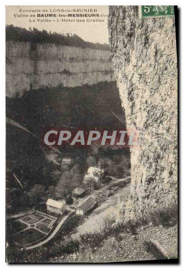 Um LONS-le-SAUNIER — Tal der BAUME-les-MESSIEURS (Jura) — Das Hotel des Grottes