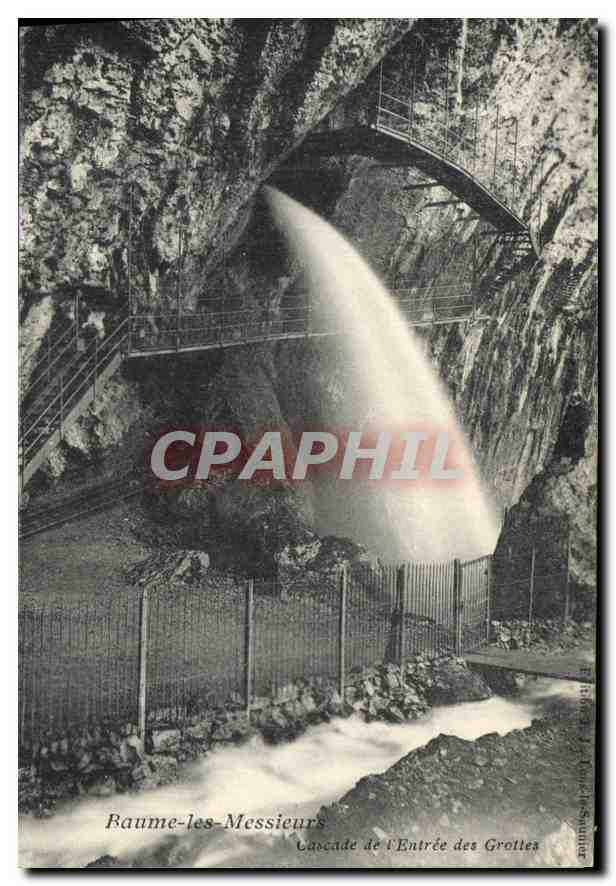 Baume-les-Messieurs — Cascade de l'Entrée des Grottes — éditeur inconnu