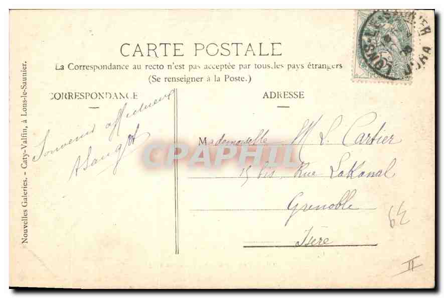 Vallée de Baume-les-Messieurs — vue de la Grotte des Romains — éditeur inconnu — Reverso