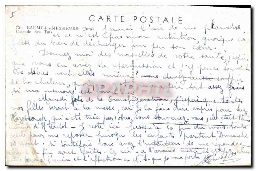 Cascade des Tufs — Baume-les-Messieurs (Jura) — Cim — Verso