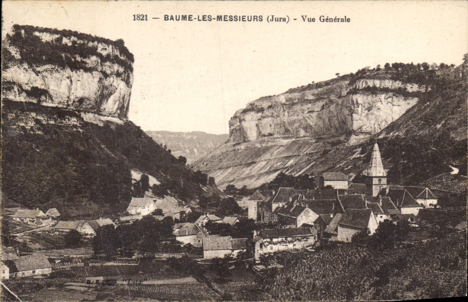 Baume-les-Messieurs (Jura) — Allgemeine Ansicht — anonymer Verleger, Seriennummer nicht sichtbar