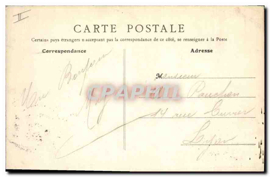 Baume-les-Messieurs (Jura) — Cascades des Tufts par les grandes eaux — B.F., Paris n°96 — Verso